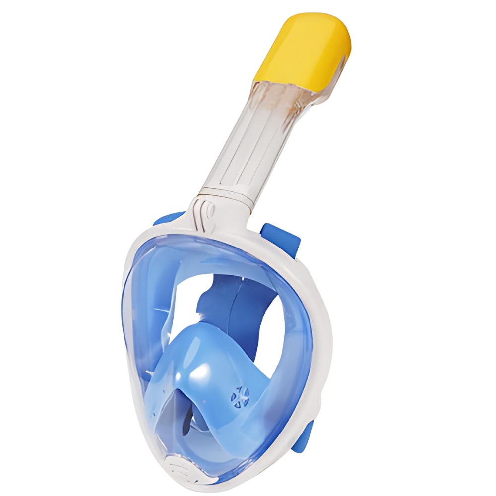 180° Panoramic View Snorkel Mask -Blue - Ozerty