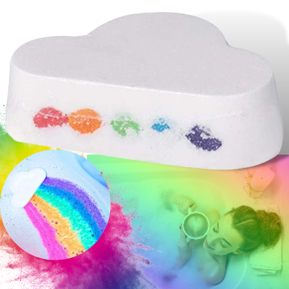 Colourful Sea Salt Bath Bomb -