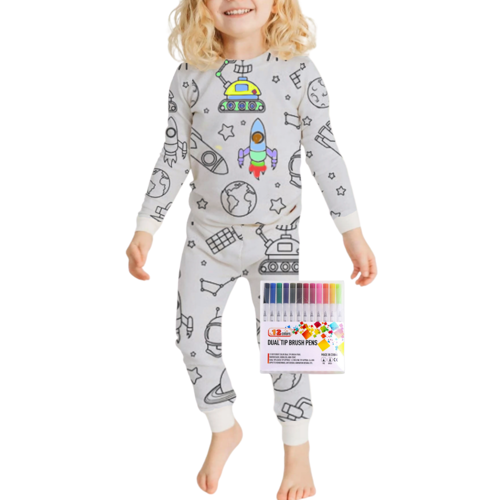 Doodle Dream Pajamas -Appollo Mission - Ozerty